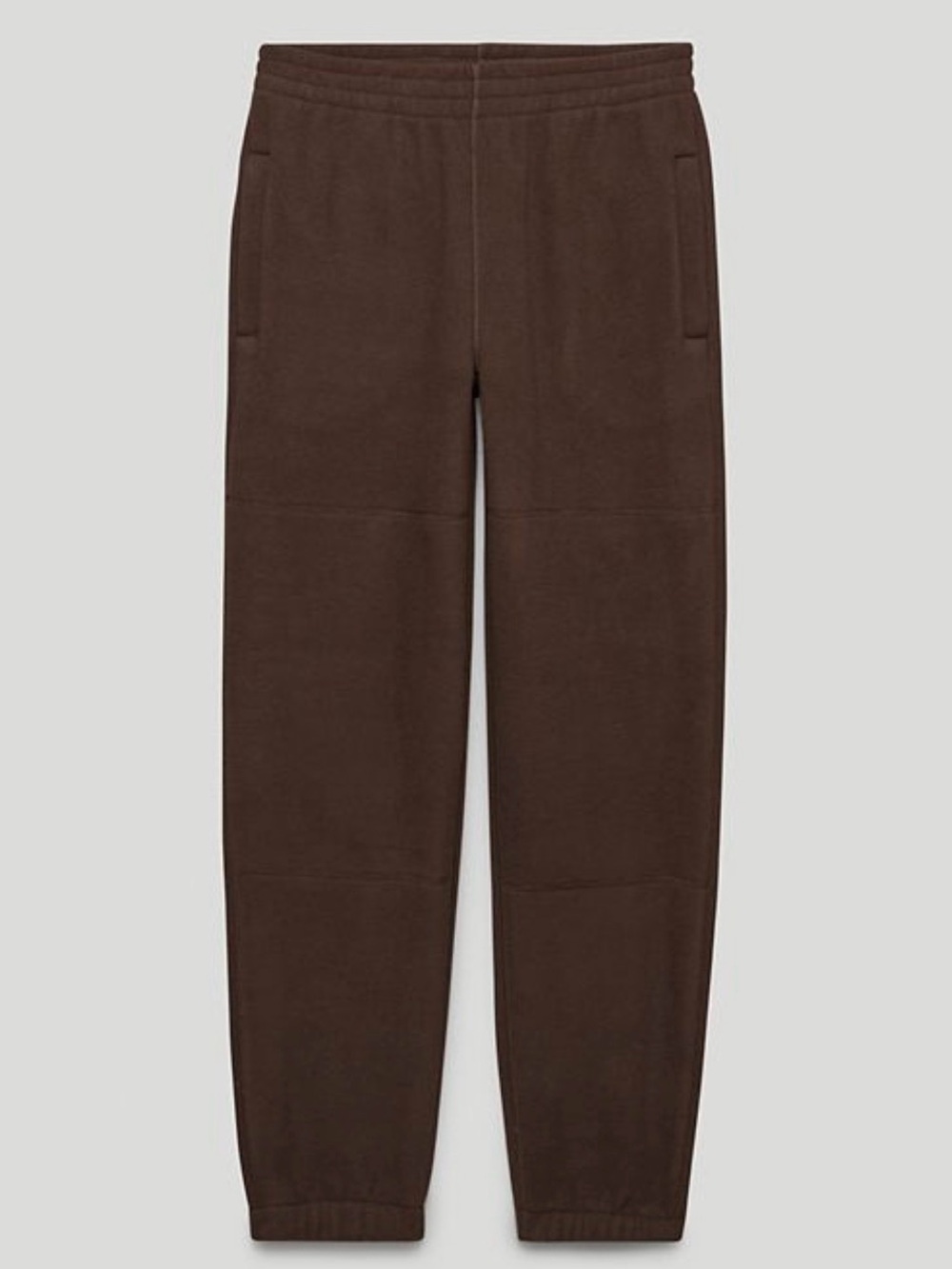 NWT Aritzia Tna Polar Jogger Polartec Fleece Pants - Rich Mocha Brown - Medium
